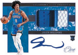 ROOKIE JERSEY AUTOGRAPHS BLUE, Jalen Williams