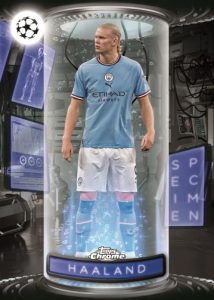 2022-23 Topps UEFA Club Competitions Chrome Hobby Soccer - Specimens, Haaland