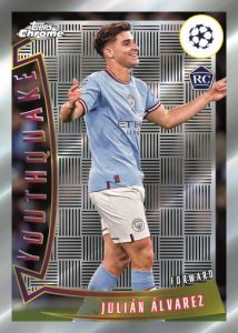 2022-23 Topps UEFA Club Competitions Chrome Lite Soccer - Youthquake, Julian Alvarez