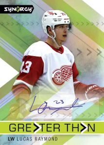 2022-23 Upper Deck Synergy Hockey - GREATER THAN SIGS, Lucas Raymond