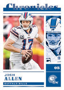 BASE CHRONICLES BLUE, Josh Allen