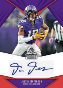 PARAMOUNT SIGNATURES RED, Justin Jefferson