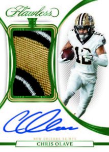 Rookie Patch Autographs Emerald Chris Olave