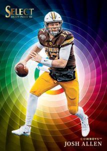 2023 Panini Select Draft Picks Collegiate Football - COLOR WHEEL, Josh Allen