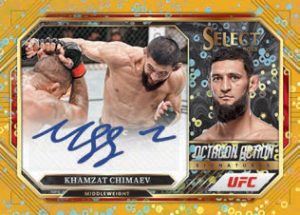 OCTAGON ACTION SIGNATURES GOLD DISCO PRIZM, Khamzat Chimaev