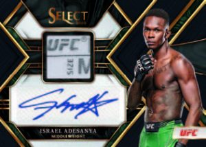 Auto Memorabilia Black Prizms Israel Adesanya