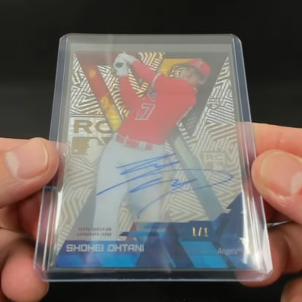 2018 Topps High Tek Shohei Ohtani Auto Gold SpecTEKular Diffractor