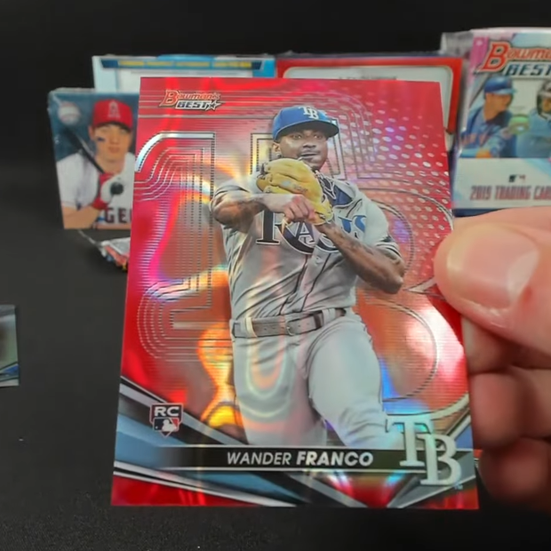 2022 Bowmans Best Wander Franco Red Lava