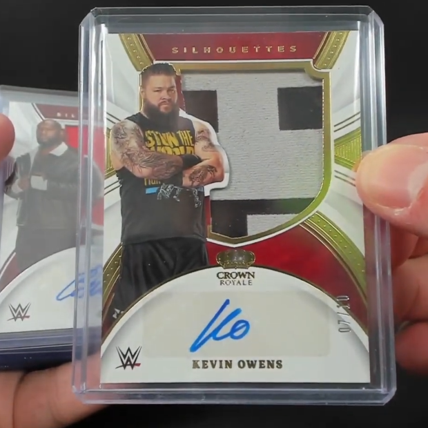 2023 Chronicles WWE Kevin Owens Crown Royale Silhouettes Prime