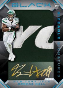 SIZEABLE SIGNATURES ROOKIE JERSEY PLATINUM, Breece Hall