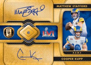 SUPER BOWL DIAMOND SIGNATURES DUAL, Cooper Kupp, Matthew Stafford