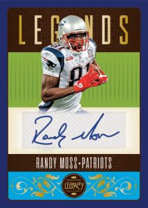 LEGENDS BLUE AUTOGRAPHS, Randy Moss