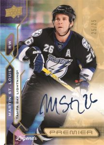 BASE SET LEGENDS, Martin St. Louis