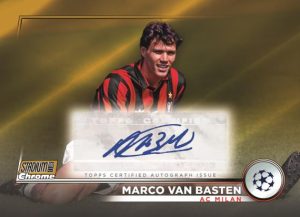 Chrome Autograph –Gold Prism Refractor Parallel, Marco Van Basten