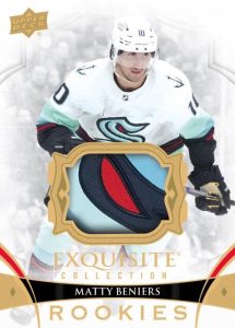 EXQUISITE COLLECTION Rookie Jumbo Materials, Matty Beniers