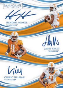 IMMACULATE TRIOS AUTOGRAPHS PLATINUM, Cedric Tillman
