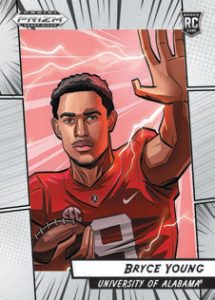 2023 Panini Prizm Draft Picks Collegiate Football - MANGA, Bryce Young