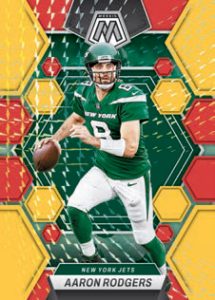 2023 Panini Mosaic Choice Football - BASE RED & YELLOW, Aaron Rodgers