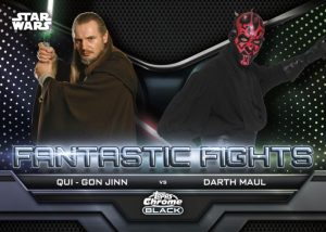 Base Card – SuperFractor, Qui Gon Jinn & Darth Maul
