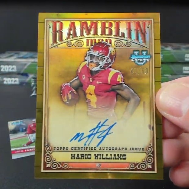 2023 Bowman Chrome University Football 3