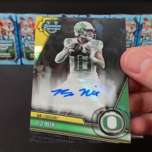 2023 Bowman Chrome University Sapphire Football 2