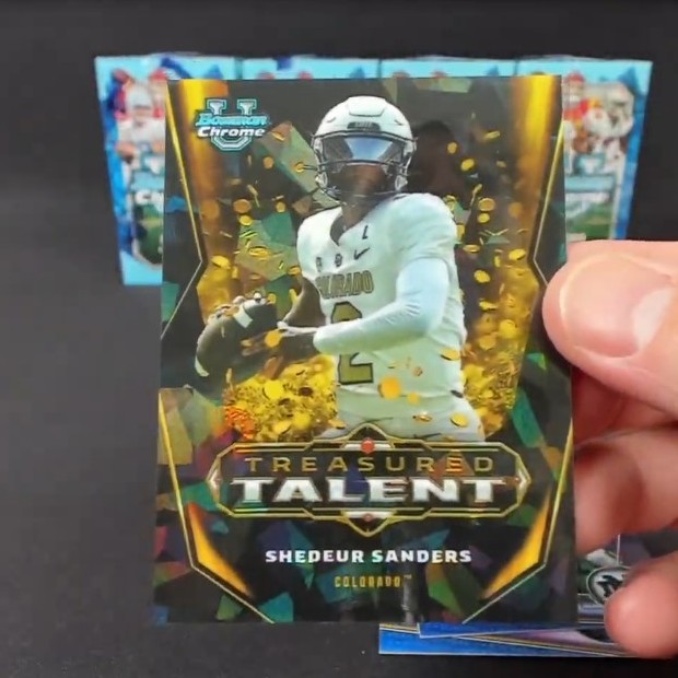 2023 Bowman Chrome University Sapphire Football