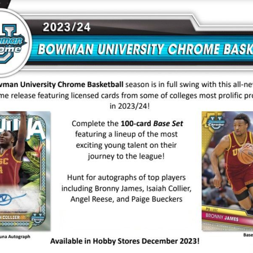 2023-24 Bowman University Chrome Breaker's Delight Basketball