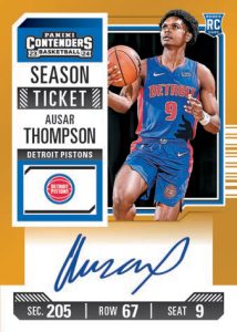 ROOKIE SEASON TICKET PREMIUM EDITION GOLD, Ausar Thompson