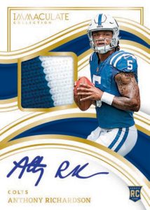 ROOKIE PATCH AUTOGRAPHS GOLD, Anthony Richardson