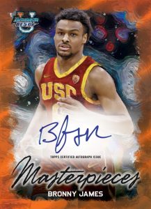 Bowman Masterpieces – Autograph Variation, Bronny James