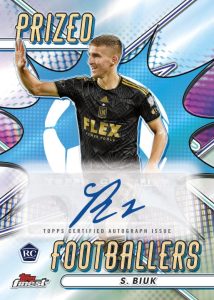 Prized Footballer Autograph Parallel, S. Biuk
