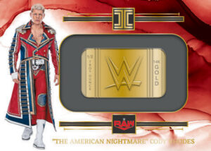 GOLD WWE LOGO, Cody Rhodes