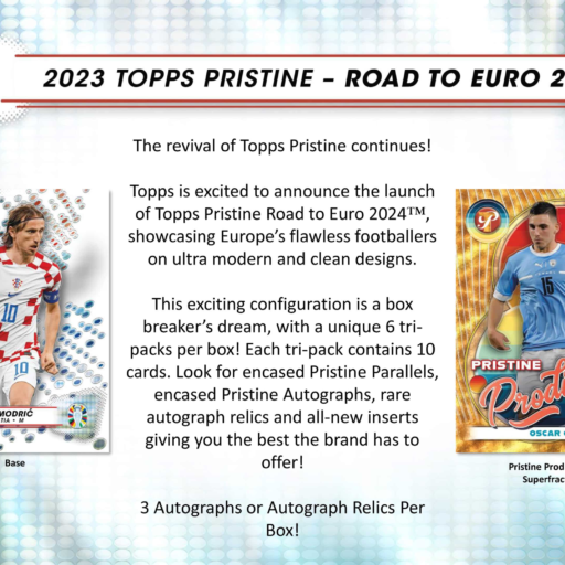 2023 Topps Pristine Road to Euro 2024 Soccer