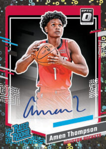 RATED ROOKIE SIGNATURES FAST BREAK BLACK, Amen Thompson