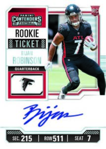 ROOKIE TICKET RPS TICKET STUB, Eijan Robinson