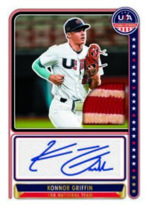 18U NATIONAL TEAM SIGNATURES MATERIALS PRIME, Konnor Griffin