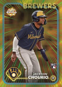 Topps Chrome Radiating Rookies, Jackson Chourio