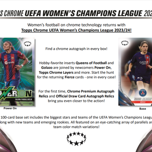 2023-24 Topps Chrome UEFA Women's Champions League Soccer