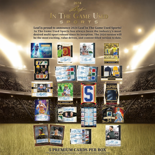 2024 Leaf In The Game Used Sports