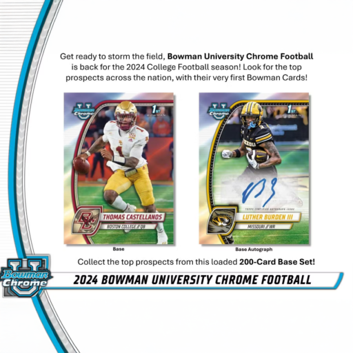 2024 Bowman Chrome University Football Breaker Delight