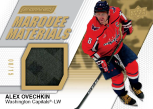 Alex Ovechkin Materials Card – 2023-24 Upper Deck Engrained Hockey