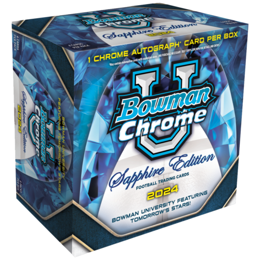2024 Bowman University Chrome Football Sapphire Edition