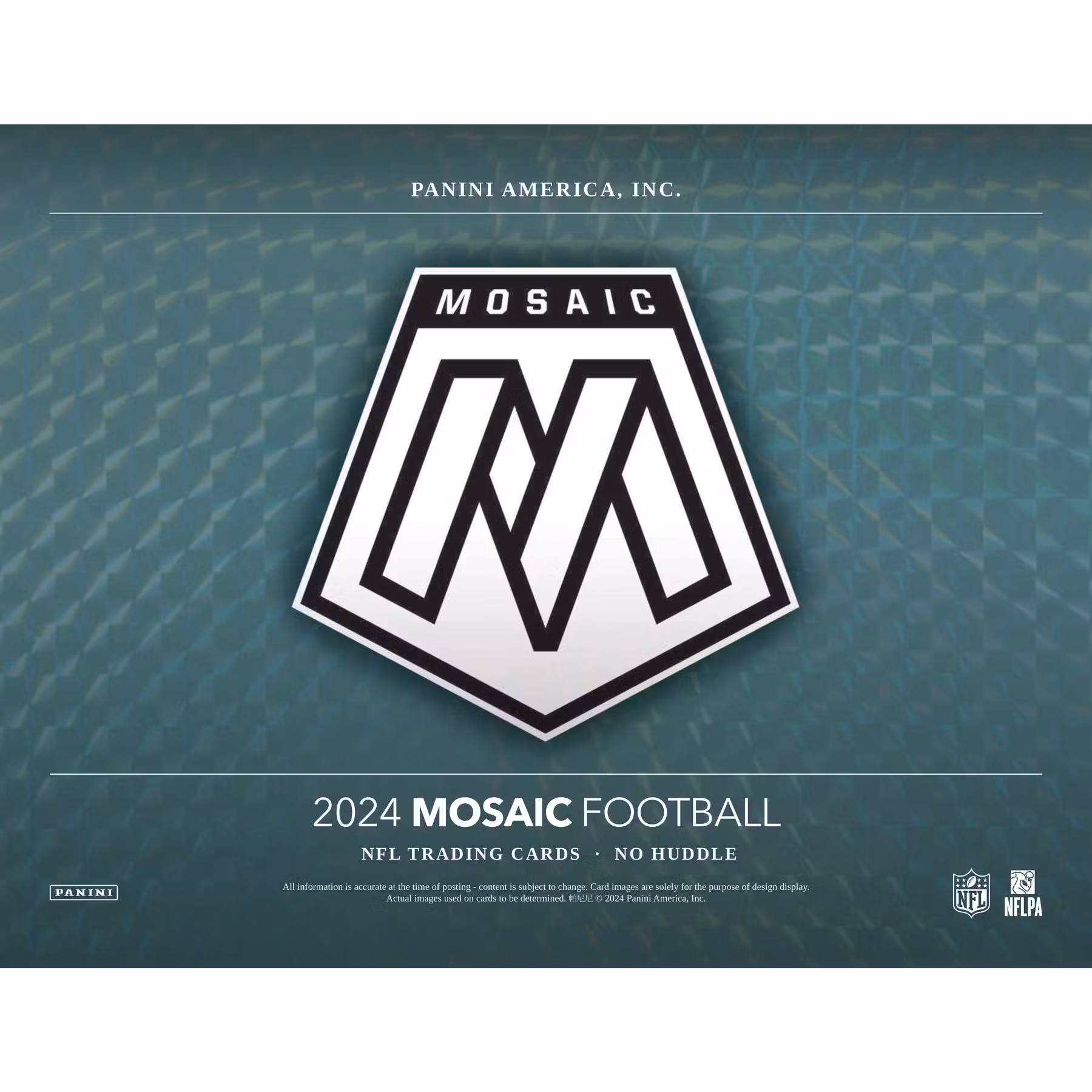 2024 Panini Mosaic No Huddle Football
