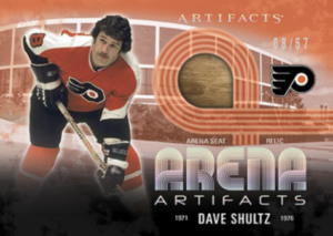 Dave Shultz Arena Artifacts Card – 2024-25 Upper Deck Artifacts Hockey
