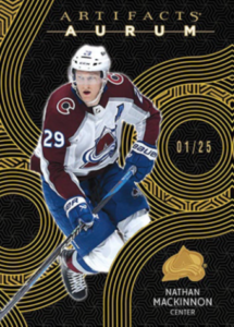Nathan MacKinnon Aurum Card – 2024-25 Upper Deck Artifacts Hockey