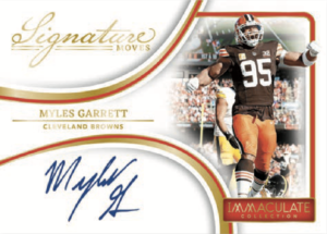 2024 Panini Immaculate Football Signature Moves Garrett Card – 2024 Panini Immaculate Football