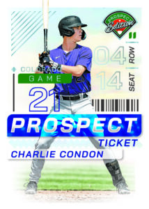 2024 Panini Prospect Edition Baseball Prospect Ticket Condon Card – 2024 Panini Prospect Edition Baseball