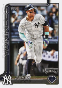2025 Topps Series 1 Baseball Aaron Judge Base First Card Card – 2025 Topps Series 1 Baseball Jumbo