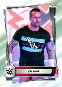 2025 Topps WWE Chrome CM Punk Base Card – 2025 Topps Chrome WWE Hobby