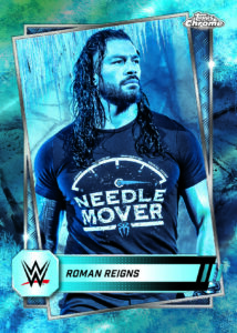 2025 Topps WWE Chrome Roman Reigns Frozenfractor Card – 2025 Topps Chrome WWE Hobby